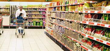 Για supermarket....