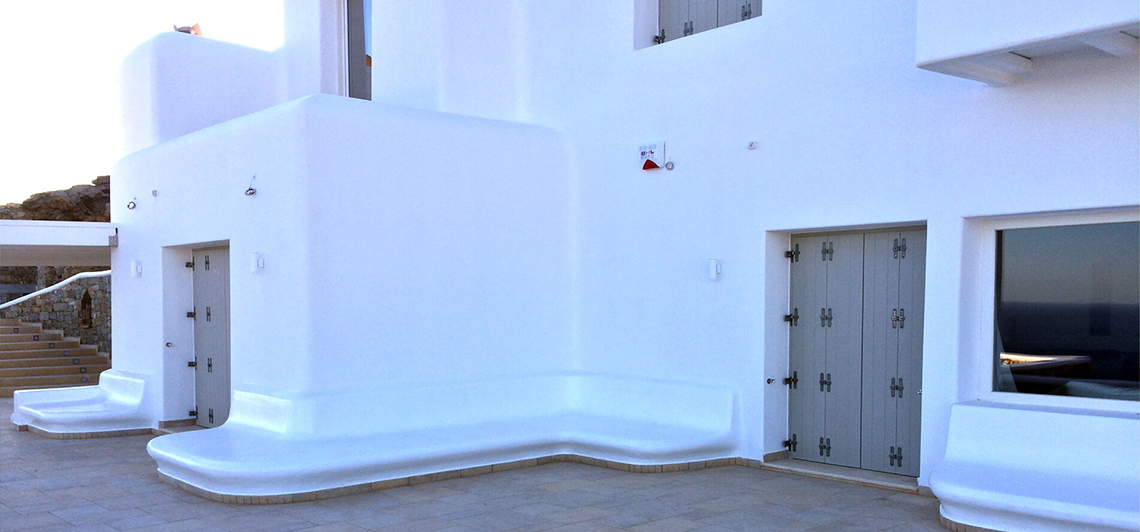 Σύστημα ασφαλείας σε πολυτελή κατοικία στις Κυκλάδες