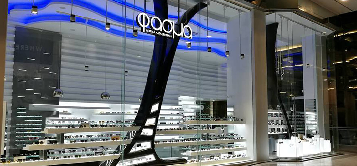 Συστήματα ασφαλείας στο νέο κατάστημα οπτικών Φάσμα